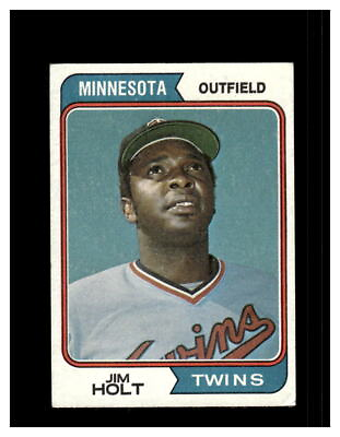 #ad Minnesota Twins Jim Holt Topps Baseball Excellent $3.00