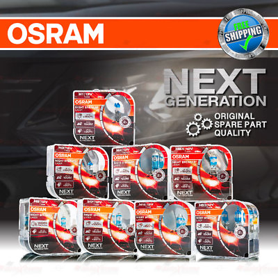 #ad ALL 150% Light OSRAM Night Breaker LASER NL HCB NEXT GENERATION Headlight Bulbs $33.80