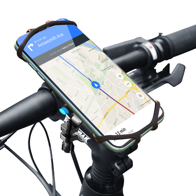 #ad PlusAcc Aluminum Alloy Motorcycle Bicycle Handlebar Cell Phone Holder GPS Mount $12.99