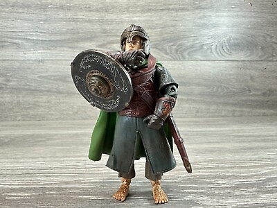 #ad 2003 Lord Of The Rings ToyBiz Action 4.5quot; Merry Rohan Armor ROTK $12.10