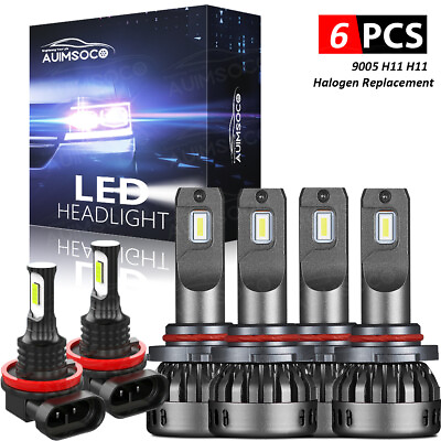 #ad #ad Combo LED For Honda Odyssey 2011 2020 Headlight Bulb Fog Light Hi Lo Beam 6000K $69.99