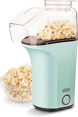 #ad Air Popcorn Maker Popper Maker Machine with Measuring Cup16 Cups Aqua $24.82
