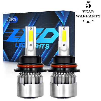 #ad 9007 LED Headlight Bulbs Kit Hi Lo Beam for Ford F 150 1992 2003 F 250 1992 1999 $39.99