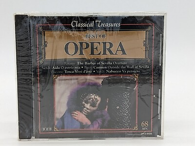 #ad Classical Treasures Best Of Opera CD Brand New Sealed Rossini Verdi Bizet Puccin $17.99