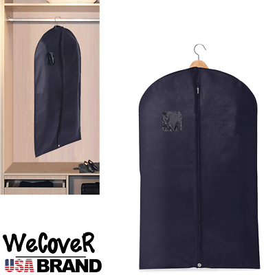 #ad Suit amp; Garment bag Dress Cover Storage Travel Bag dust proof Breathable Black $10.98