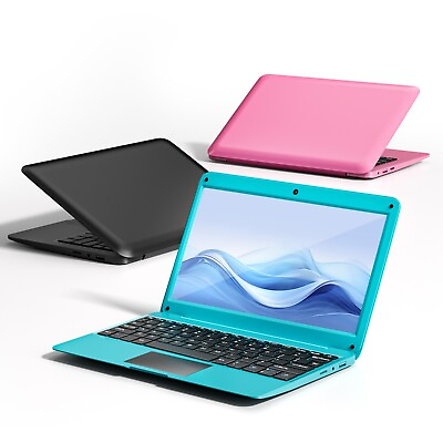 #ad Mini 10.1#x27;#x27; Laptop Computer Quad Core Android 12.0 Netbook for Kids and Adults $148.00