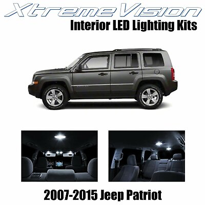 #ad XtremeVision Interior LED for Jeep Patriot 2007 2015 6 PCS Pure White $9.99