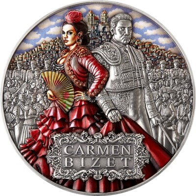 #ad Carmen Bizet 2 oz silver coin Niue 2022 $274.95