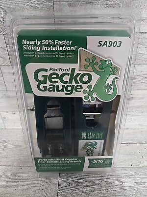 #ad PacTool SA903 Gecko Gauge Siding Mounting Kit For Use with 5 16 Inch Fiber Cem $44.99