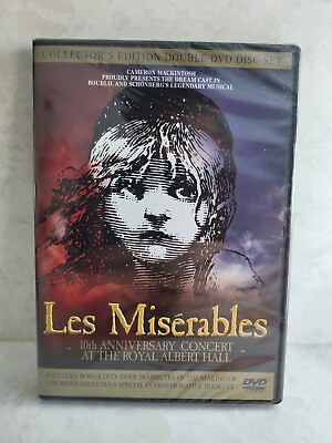#ad Les Miserables In Concert DVD 2004 2 Disc Set Collectors Edition $45.00