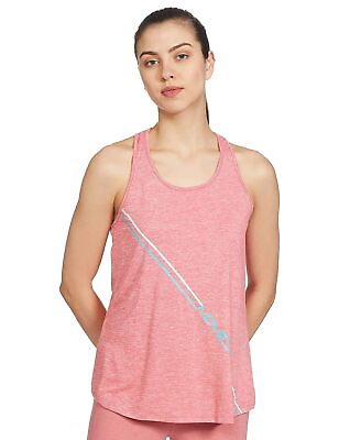 #ad Jockey Womens Girls Relaxed Fit Polyester Racerback Tank Top Stay Fresh Regular $45.24