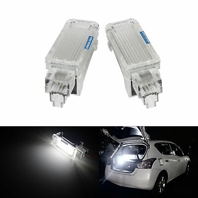#ad 2X LED Courtesy Luggage Trunk Boot Footwell Door Light Audi A3 A4 S4 A5 A6 Q5 Q7 GBP 10.34