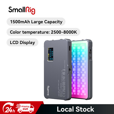 #ad #ad SmallRig P96L RGB Video Light LED Camera Light Panel 1500mAh 2500 8000K 3489B $35.90