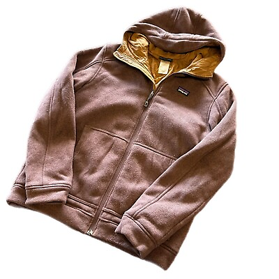 #ad Patagonia Men#x27;s Insulated Better Sweater Hoody Fleece Jacket Brown Size Medium $99.99