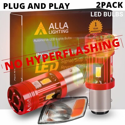 #ad LED CANBus Corner Parking Light Marker Turn Signal Lamps For 97 99 Toyota Camry $39.99