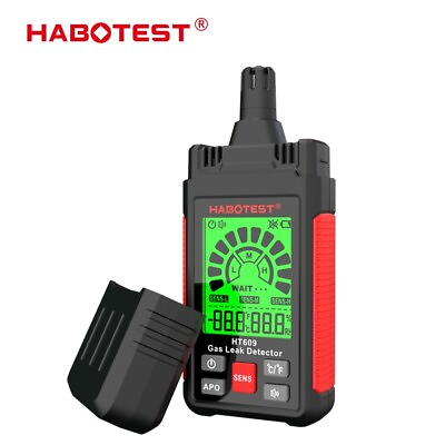 #ad HABOTEST HT609 Natural Gas Propane Leak Detector Portable Tester Carbon Alarm $20.98