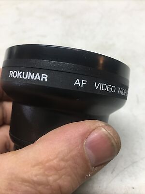#ad Rokunar camera video lens WD 55 0.5x Wide Converter 55mm $15.00
