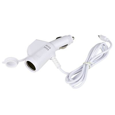 #ad Black White DC12V 3 in 1 Car Charger Durable Replacement Adapter Commponents C AU $10.80