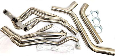 #ad Chevy Camaro Stainless LT1 Long Tube Exhaust Headers Manifolds Y Pipe RETURN $365.00