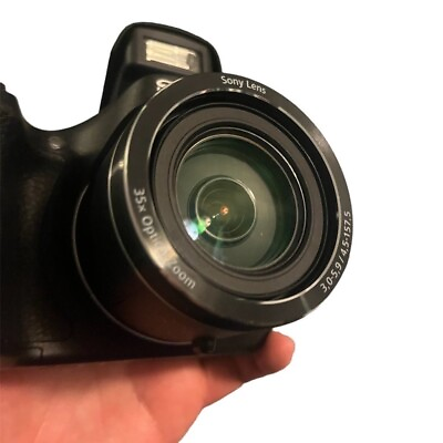 #ad Sony Cyber shot DSC H300 20.1 MP Digital Camera $49.99