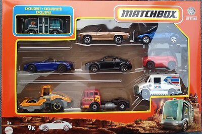#ad Matchbox 2024 Multipack 9 Pack National Parks Self Driving Bus $21.99