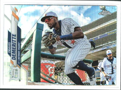 #ad 2020 Topps Chrome Travis Demeritte REFRACTOR RC ROOKIE #26 Detroit Tigers $1.35