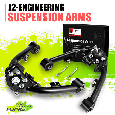 #ad 2 4quot;Lift Tubular Front Upper Control Arms for Silverado Sierra 1500 99 06 Black $229.99