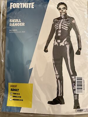 #ad Fortnite Battle Royale Adult Skull Ranger Halloween Costume Teen 0 2 $29.99