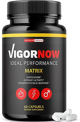 #ad Vigornow Vigor Now Male Performance Matrix Supplement 60 Capsules $37.95