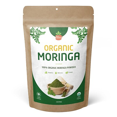 #ad Organic moringa powder Moringa Oleifera USDA Organic Moringa Leaf Powder 4Oz $8.98