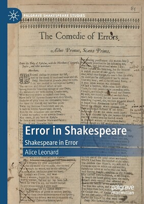 #ad Error In Shakespeare: Shakespeare In Error $103.49