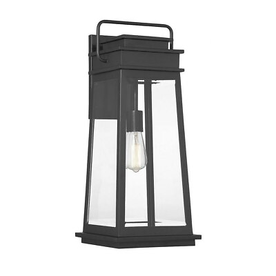 #ad 1 Light Outdoor Wall Lantern In Mission Style 24.75 Inches Tall and 10.25 Inches $254.95