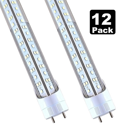 #ad LED Tube Bulb 4ft Super Bright Double Row Lights G13 T8 Bar Lamp 72W 7200LUMENS $119.96