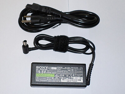 #ad Genuine OEM Power Supply Cord For Sony Vgp ac19v43 Vgp ac19v48 Vgp ac19v49 19.5V $24.07
