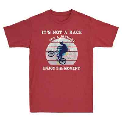 #ad SALE Cycling Gift Its Not A Race Its A Journey Cycling Enjoy T Shirt $25.99