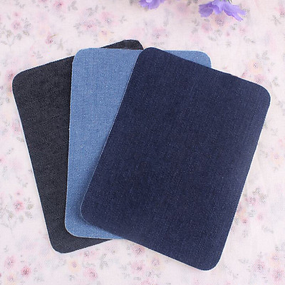 #ad 2X Iron on Elbow Knee Repair Decorative Denim Jeans Patches Sewing Applique ff C $1.74