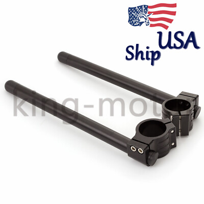 39mm Motorcycle Clip on Ons Handlebar Mount Clamp Tube Fork Universal Bar 7 8quot; $34.09