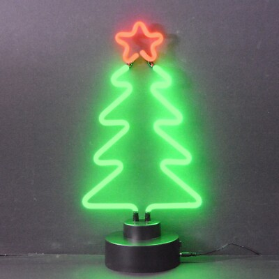 #ad CHRISTMAS TREE NEON SCULPTURE Lamp Sign $137.66