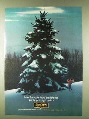 #ad 1979 Johnnie Walker Black Label Scotch Ad Right Tree $19.99