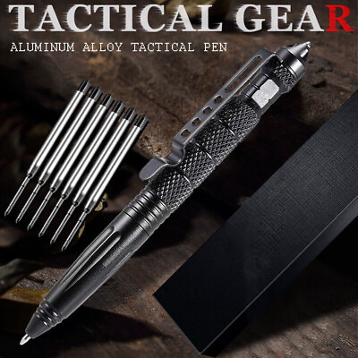 Tactical Pen Self Defense Police Military Emergency Gear Window Breaker Gift Box $9.99