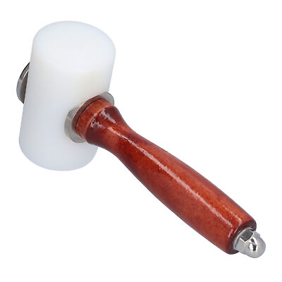 #ad Leather Carving Hammer NonSlip Wood Handle Nylon Hammer For Stamping Sew Leather $17.69