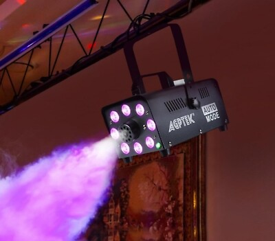 #ad #ad AGPTEK LED 500 Portable Fog Machine Only Colorful Light Effects Parties DJ Shows $25.99