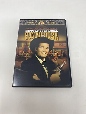 #ad Support Your Local Gunfighter DVD 1971 James Garner Suzanne Pleshette MINT DISC $3.99