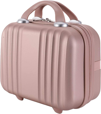 #ad Mini Hard Shell Hard Travel Luggage Cosmetic Case Small Portable Carry $49.99
