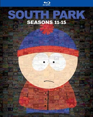 #ad South Park: Seasons 11 15 New Blu ray Boxed Set Dolby Repackaged Subtitle $39.76
