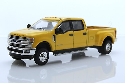 #ad 2019 Ford F 350 Dually Lariat Pickup Truck 1:64 Scale Diecast Model F350 Yellow $21.95