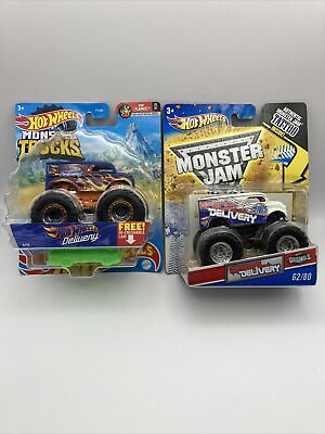 #ad Hot Wheels Monster Jam SPECIAL DELIVERY Truck 2011 TATTOO 62 80 amp; 02 07 Truck 🖤 $15.99
