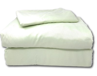 #ad 4PC Light Mint Sage Green Bed Sheet Set Microfiber Also Bulk Lot Wholesale $193.99