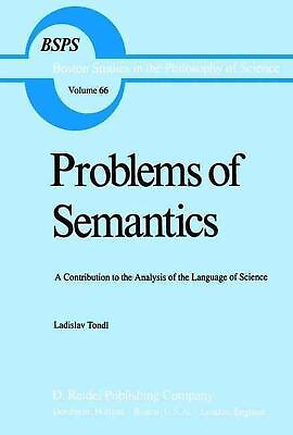 #ad Problems of Semantics: A Contribution to the Analysis of the Language Science by $239.47