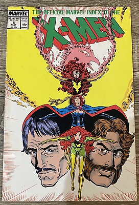 #ad The Official Marvel Index Of The X Men #6 Comic Book 1988 Vol 4 Issue 6 $6.99